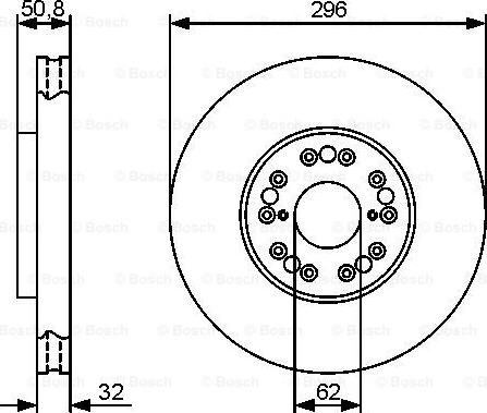 BOSCH 0 986 479 429 - Disque de frein cwaw.fr