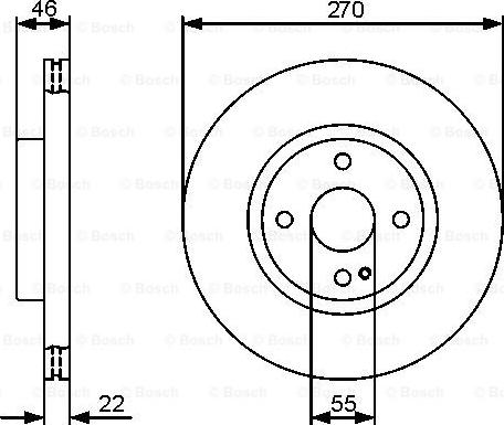 BOSCH 0 986 479 472 - Disque de frein cwaw.fr