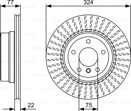 BOSCH 0 986 479 569 - Disque de frein cwaw.fr