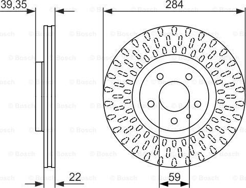 BOSCH 0 986 479 588 - Disque de frein cwaw.fr