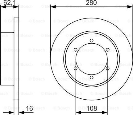 BOSCH 0 986 479 539 - Disque de frein cwaw.fr