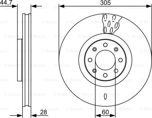 Comline ADC1833V - Disque de frein cwaw.fr