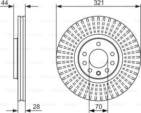 BOSCH 0 986 479 571 - Disque de frein cwaw.fr