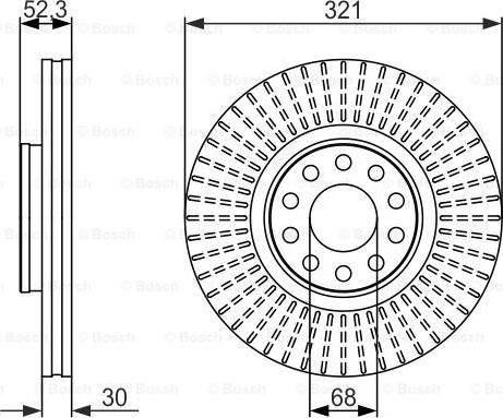 BOSCH 0 986 479 690 - Disque de frein cwaw.fr