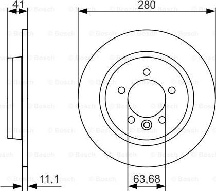 BOSCH 0 986 479 691 - Disque de frein cwaw.fr