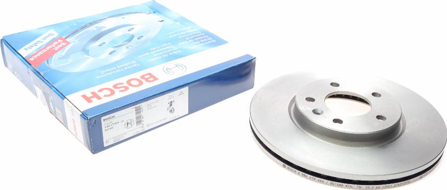 BOSCH 0 986 479 644 - Disque de frein cwaw.fr