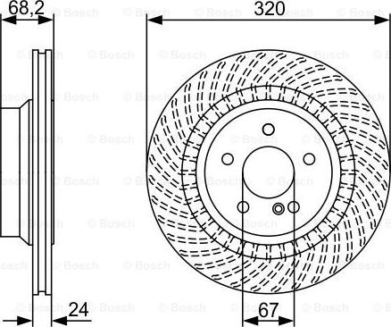 BOSCH 0 986 479 654 - Disque de frein cwaw.fr