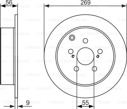 BOSCH 0 986 479 658 - Disque de frein cwaw.fr