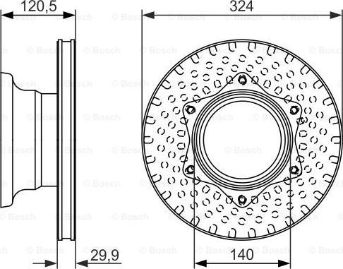 BOSCH 0 986 479 600 - Disque de frein cwaw.fr