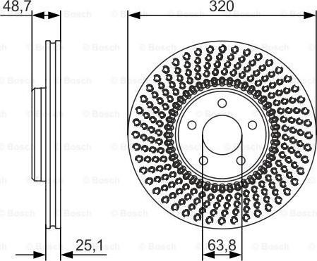 BOSCH 0 986 479 680 - Disque de frein cwaw.fr