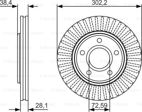 BOSCH 0 986 479 046 - Disque de frein cwaw.fr