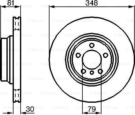 BOSCH 0 986 479 003 - Disque de frein cwaw.fr