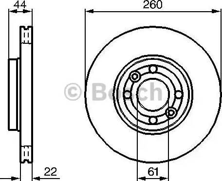 BOSCH 0 986 479 080 - Disque de frein cwaw.fr