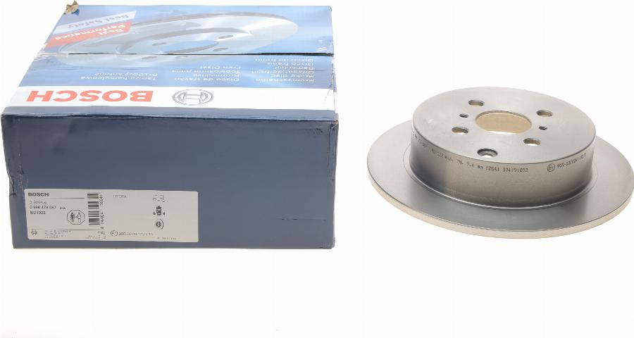 BOSCH 0 986 479 087 - Disque de frein cwaw.fr