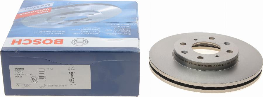 BOSCH 0 986 479 033 - Disque de frein cwaw.fr