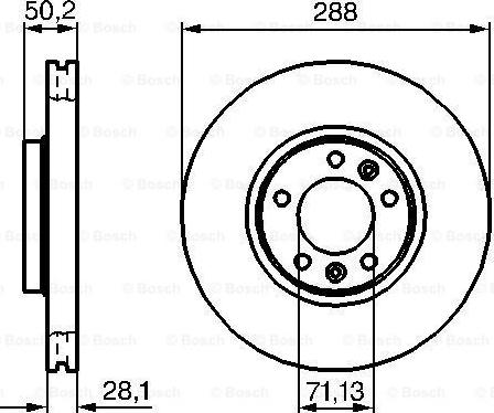 BOSCH 0 986 479 026 - Disque de frein cwaw.fr