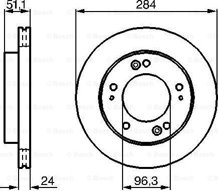 BOSCH 0 986 479 020 - Disque de frein cwaw.fr