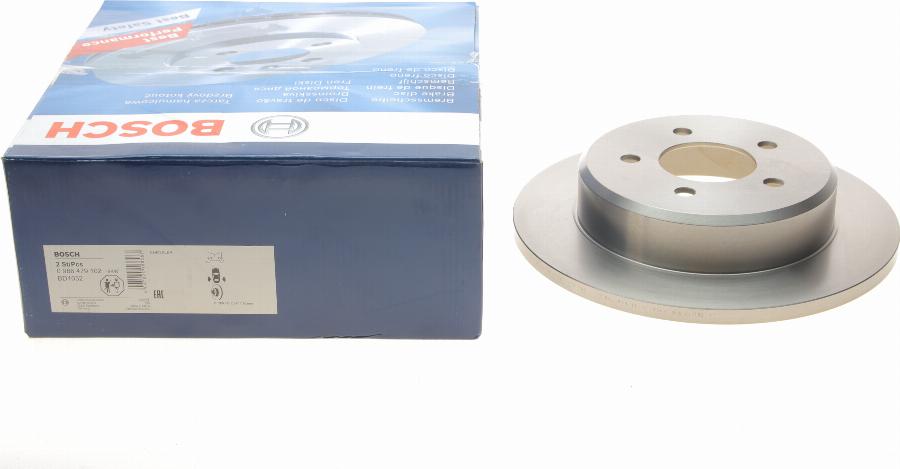 BOSCH 0 986 479 102 - Disque de frein cwaw.fr