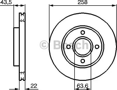 BOSCH 0 986 479 129 - Disque de frein cwaw.fr