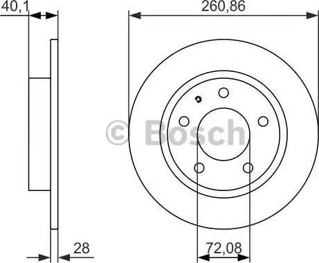 BOSCH 0 986 479 894 - Disque de frein cwaw.fr