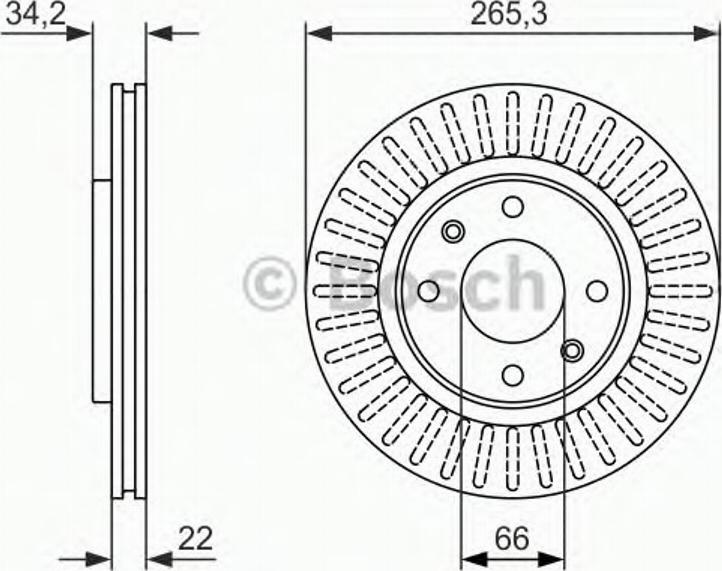 BOSCH 0 986 479 890 - Disque de frein cwaw.fr