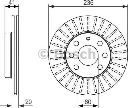 BOSCH 0 986 479 840 - Disque de frein cwaw.fr