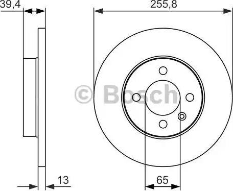 BOSCH 0 986 479 856 - Disque de frein cwaw.fr