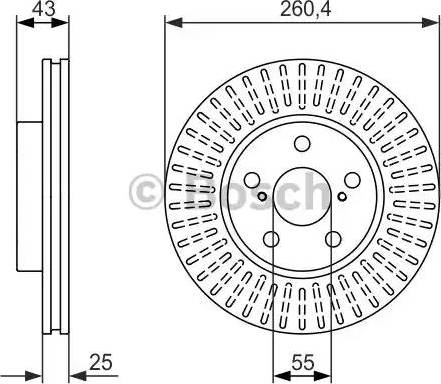 BOSCH 0 986 479 869 - Disque de frein cwaw.fr