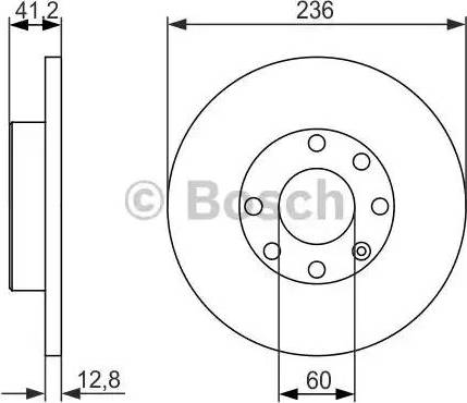 BOSCH 0 986 479 830 - Disque de frein cwaw.fr