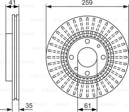 BOSCH 0 986 479 833 - Disque de frein cwaw.fr