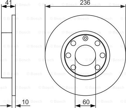 BOSCH 0 986 479 829 - Disque de frein cwaw.fr