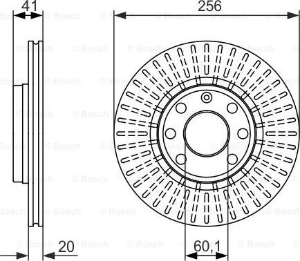 BOSCH 0 986 479 876 - Disque de frein cwaw.fr