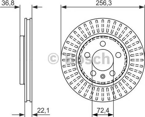 BOSCH 0 986 479 871 - Disque de frein cwaw.fr