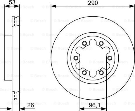 BOSCH 0 986 479 355 - Disque de frein cwaw.fr