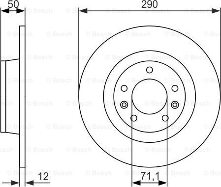 BOSCH 0 986 479 311 - Disque de frein cwaw.fr