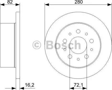 BOSCH 0 986 479 298 - Disque de frein cwaw.fr