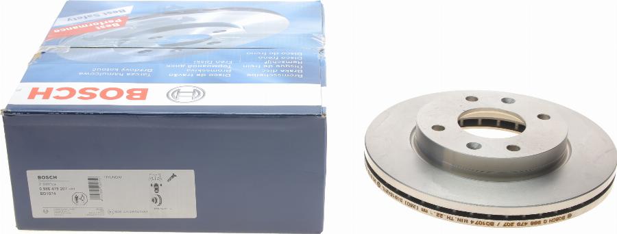 BOSCH 0 986 479 207 - Disque de frein cwaw.fr