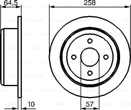 BENDIX 520854 - Disque de frein cwaw.fr