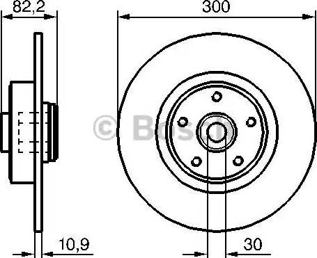 BOSCH 0 986 479 272 - Disque de frein cwaw.fr