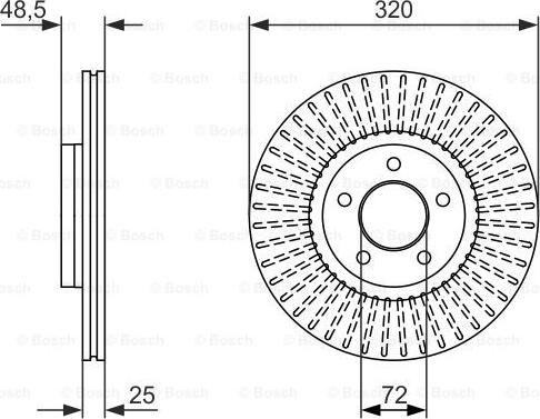 BOSCH 0 986 479 794 - Disque de frein cwaw.fr