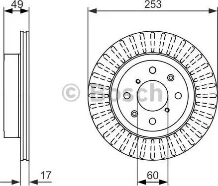 BOSCH 0 986 479 790 - Disque de frein cwaw.fr