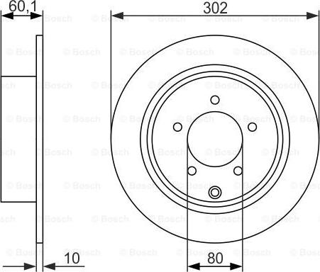 BOSCH 0 986 479 746 - Disque de frein cwaw.fr