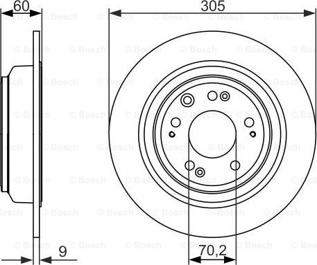 BOSCH 0 986 479 740 - Disque de frein cwaw.fr