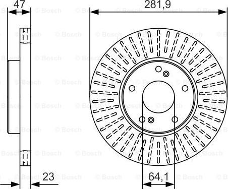 BOSCH 0 986 479 A99 - Disque de frein cwaw.fr