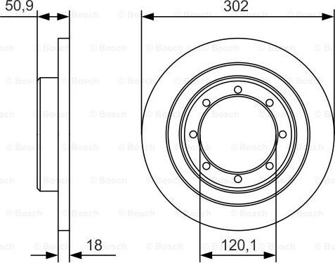 BOSCH 0 986 479 A93 - Disque de frein cwaw.fr