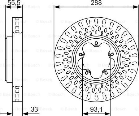 BOSCH 0 986 479 A49 - Disque de frein cwaw.fr