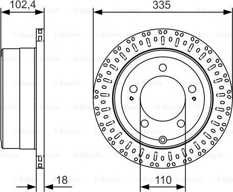 BOSCH 0 986 479 A61 - Disque de frein cwaw.fr