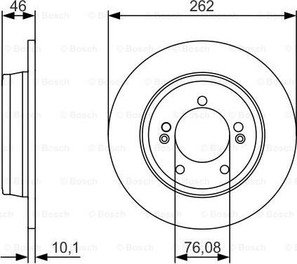 BOSCH 0 986 479 A16 - Disque de frein cwaw.fr