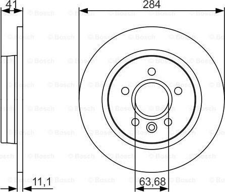 BOSCH 0 986 479 A36 - Disque de frein cwaw.fr