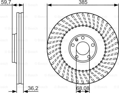 BOSCH 0 986 479 A31 - Disque de frein cwaw.fr